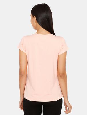 v neck solid tee - 16966070 - Standard Image - 3