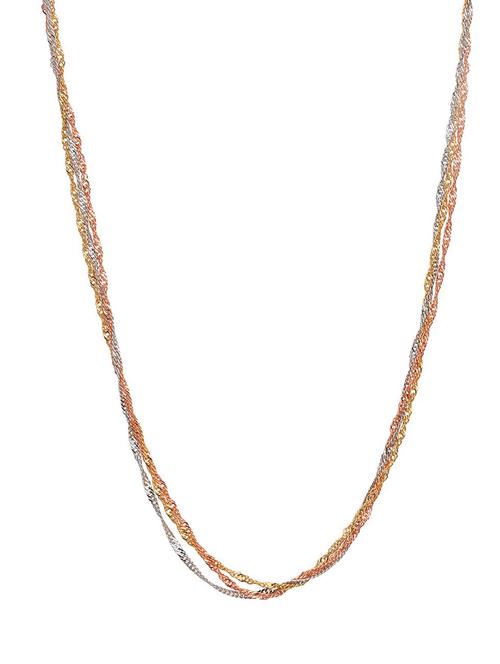 multi colored brass chain necklace - 16966233 - Standard Image - 1