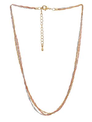 multi colored brass chain necklace - 16966233 - Standard Image - 2