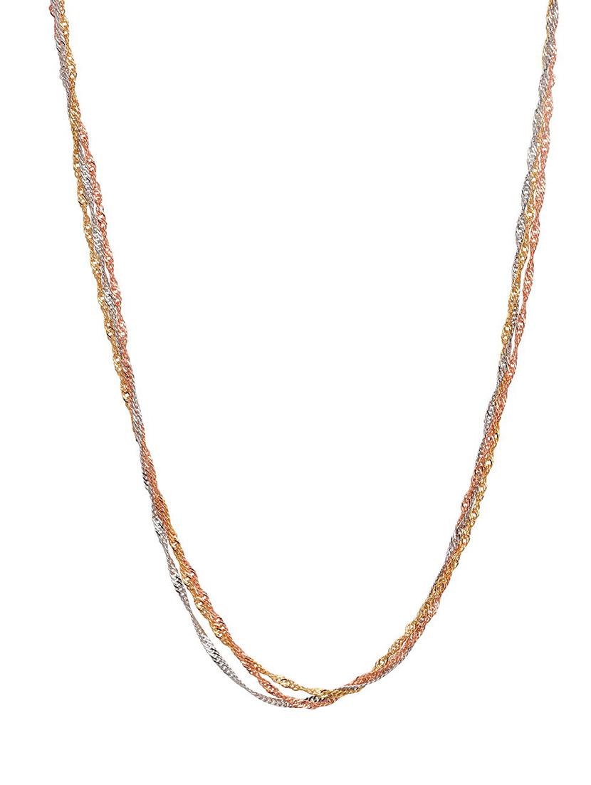 multi colored brass chain necklace - 16966233 - Zoom Image - 1