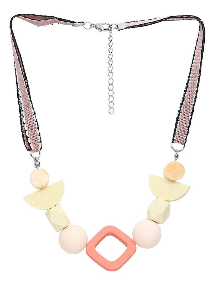 multi colored brass bridal necklace - 16966234 - Zoom Image - 2