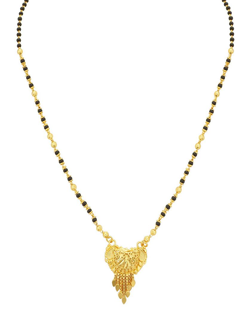 gold brass mangalsutra - 16966243 - Zoom Image - 2