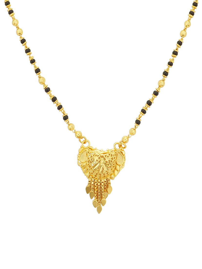 gold brass mangalsutra - 16966243 - Zoom Image - 3