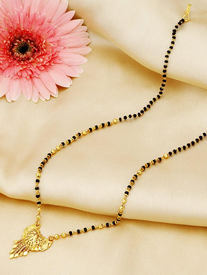 gold brass mangalsutra - 16966243 - Zoom Image - 4