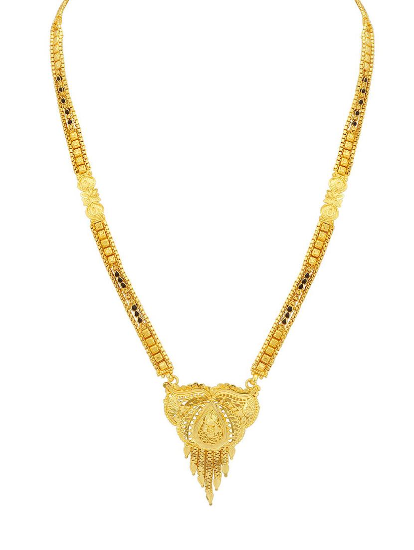 gold brass mangalsutra - 16966244 - Zoom Image - 2