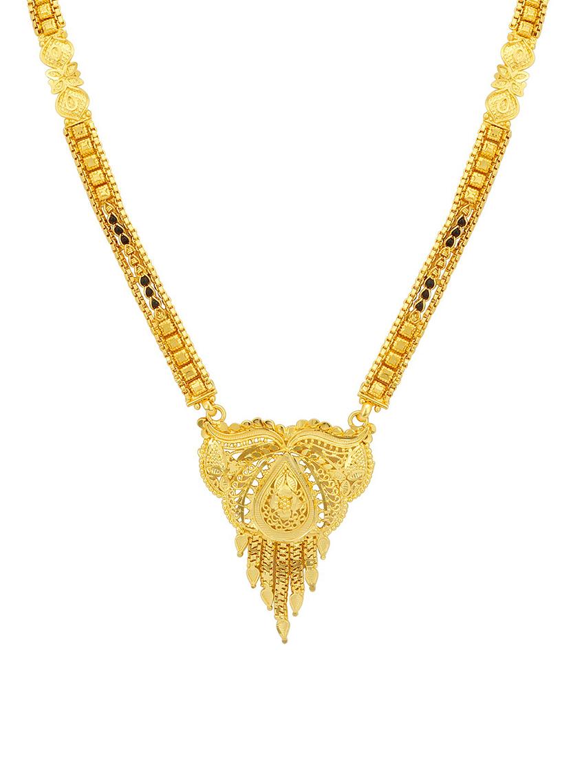 gold brass mangalsutra - 16966244 - Zoom Image - 3