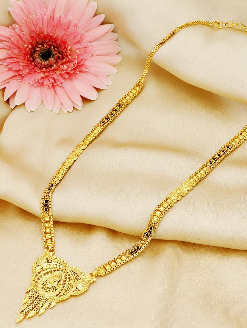 gold brass mangalsutra - 16966244 - Zoom Image - 4
