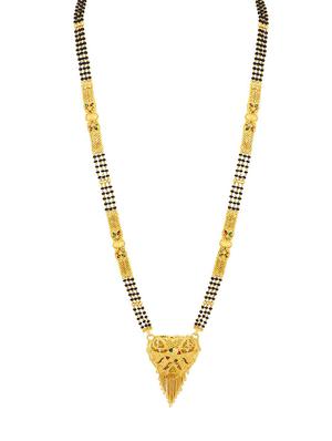 gold brass mangalsutra - 16966247 - Standard Image - 2