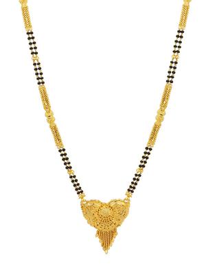 gold brass mangalsutra - 16966249 - Standard Image - 3