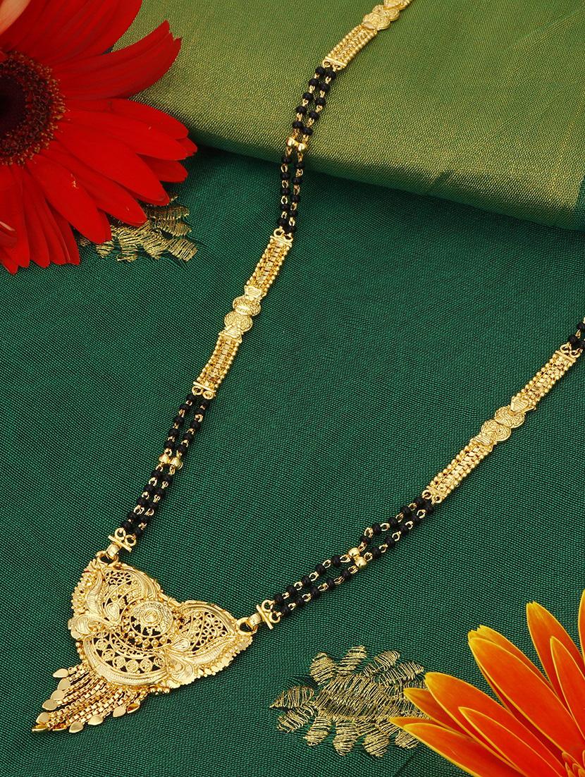 gold brass mangalsutra - 16966249 - Zoom Image - 1