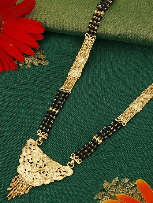 gold brass mangalsutra - 16966250 - Standard Image - 1