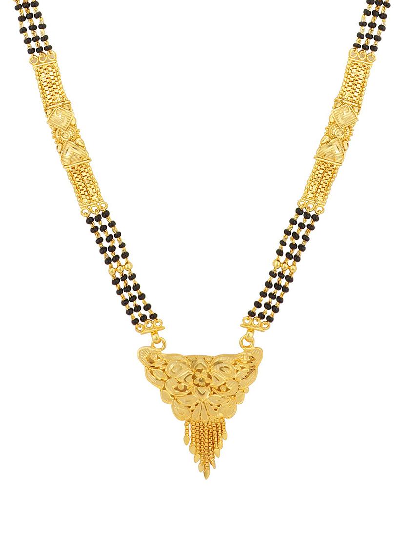 gold brass mangalsutra - 16966250 - Zoom Image - 3