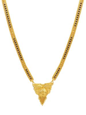 gold brass mangalsutra - 16966251 - Standard Image - 3