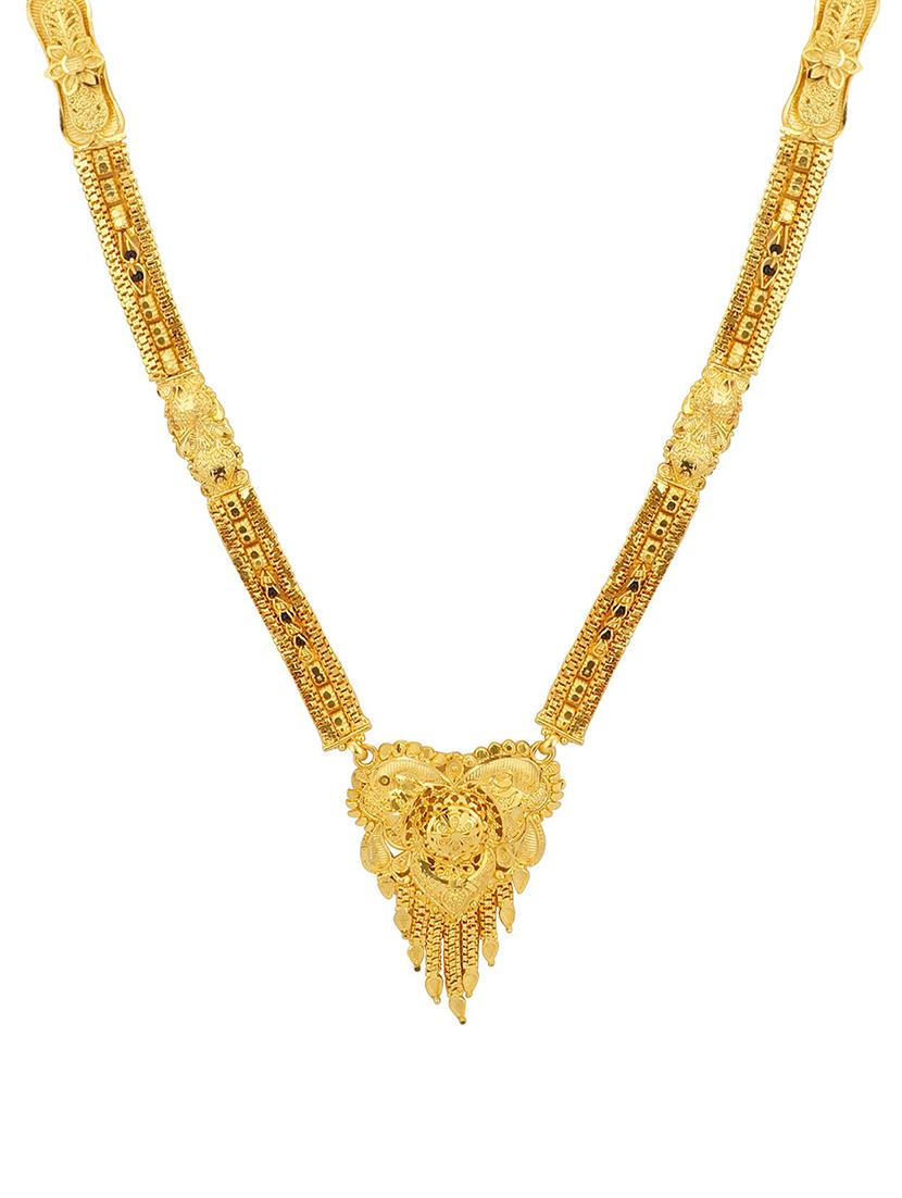 gold brass mangalsutra - 16966252 - Zoom Image - 3