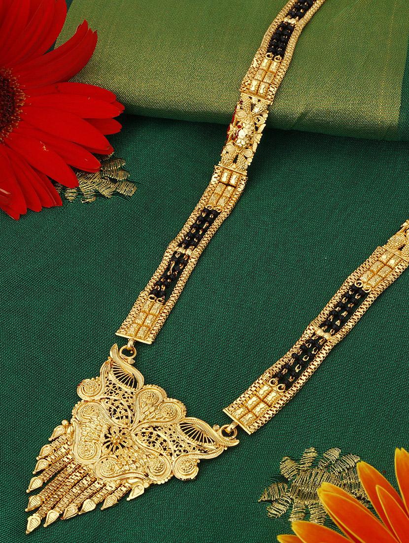 gold brass mangalsutra - 16966253 - Zoom Image - 1