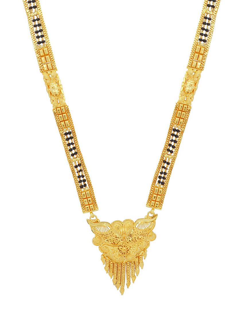 gold brass mangalsutra - 16966253 - Zoom Image - 2