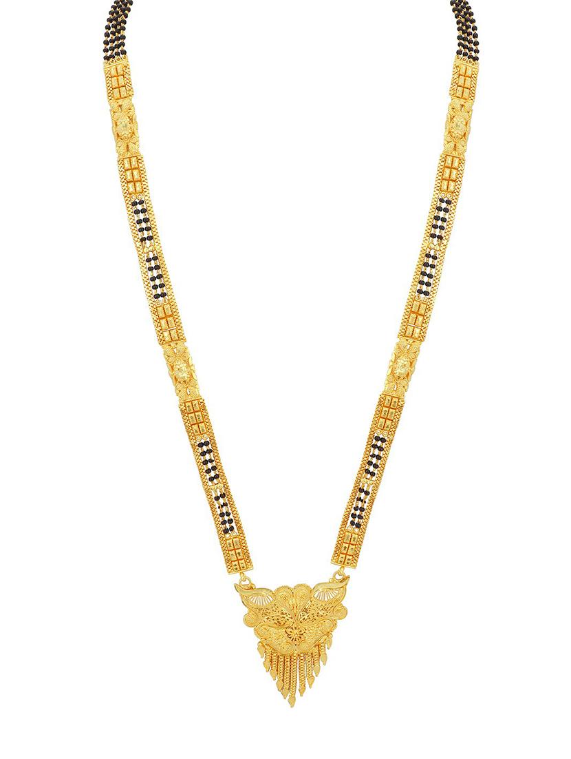 gold brass mangalsutra - 16966253 - Zoom Image - 3