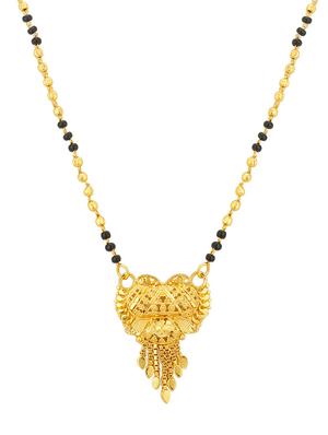 gold brass mangalsutra - 16966255 - Standard Image - 3