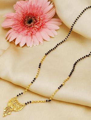 gold brass mangalsutra - 16966255 - Standard Image - 4