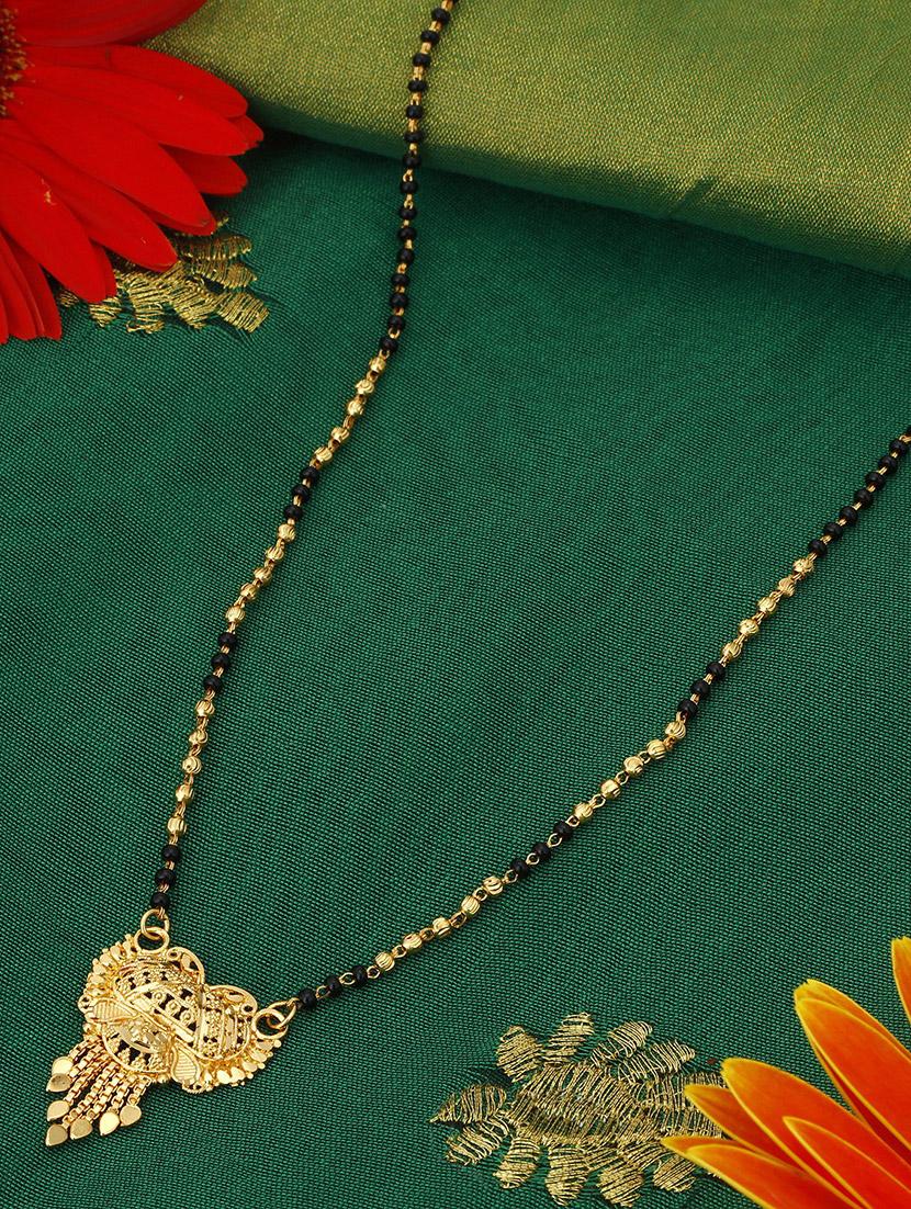 gold brass mangalsutra - 16966255 - Zoom Image - 1