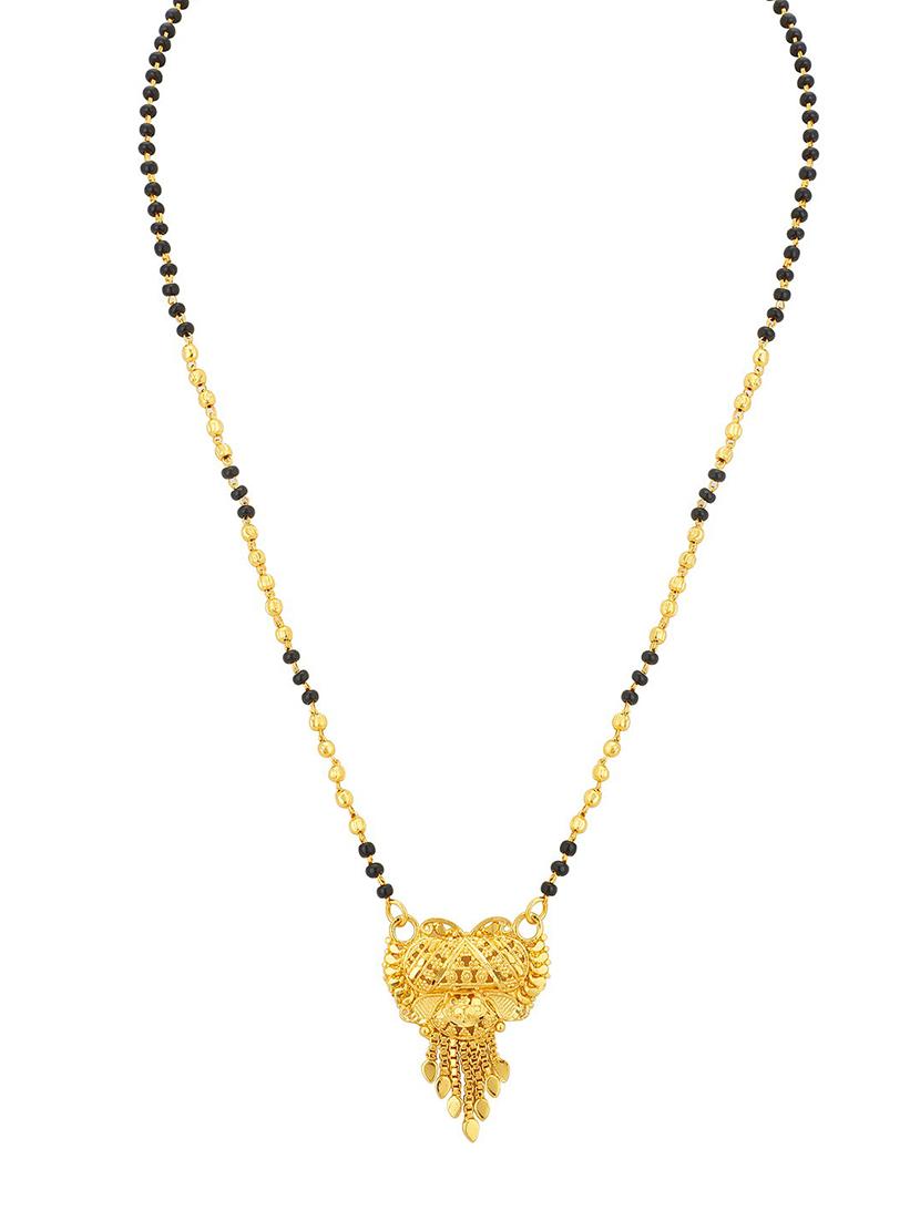 gold brass mangalsutra - 16966255 - Zoom Image - 2