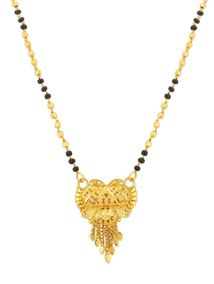 gold brass mangalsutra - 16966255 - Zoom Image - 3