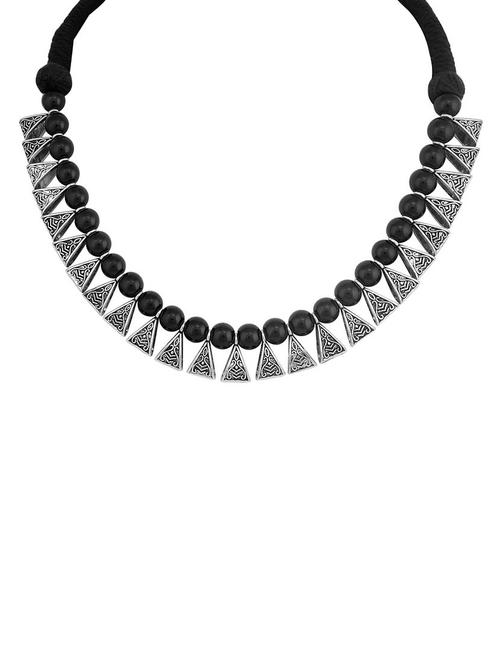 black brass collar necklace - 16966272 - Standard Image - 1