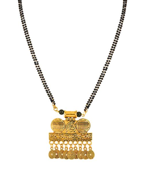 gold brass mangalsutra - 16966280 - Standard Image - 1