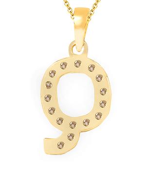 gold brass pendant - 16966315 - Standard Image - 3
