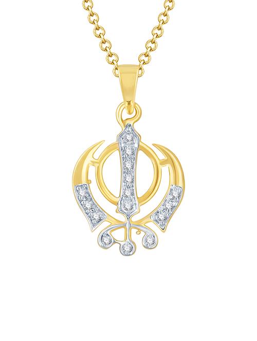 gold brass pendant - 16966320 - Standard Image - 1