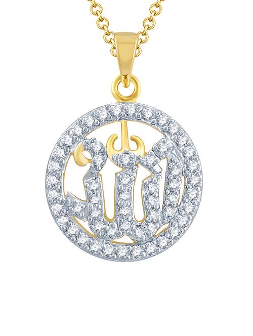 gold brass pendant - 16966323 - Standard Image - 1