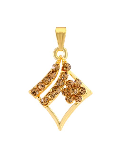 gold brass pendant - 16966349 - Standard Image - 1