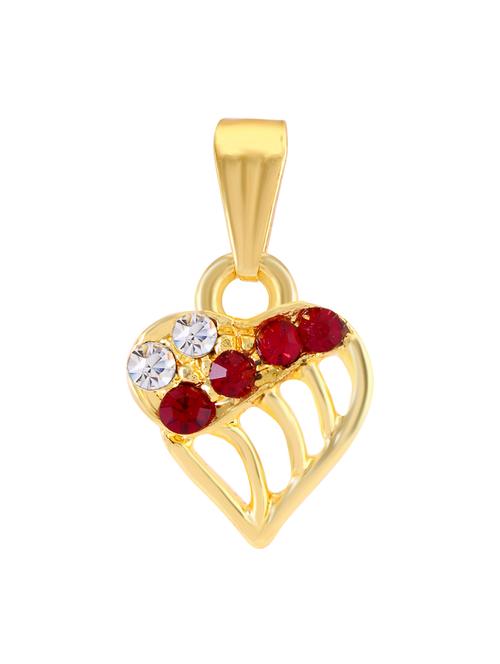 red gold tone brass pendant - 16966360 - Standard Image - 1