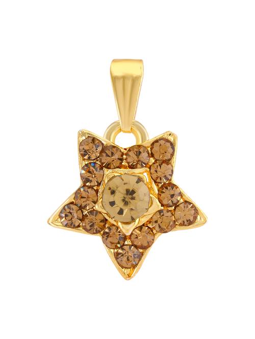 gold brass pendant - 16966393 - Standard Image - 1