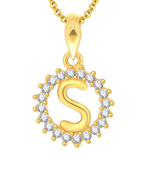 gold brass pendant - 16966415 - Standard Image - 1