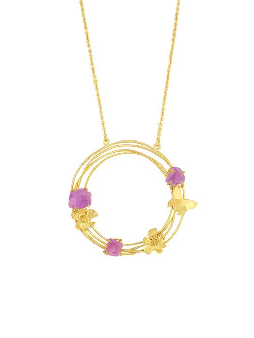 gold brass pendant - 16966468 - Standard Image - 1