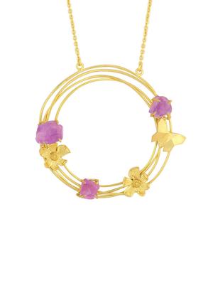 gold brass pendant - 16966468 - Standard Image - 2