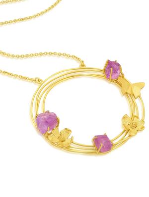 gold brass pendant - 16966468 - Standard Image - 3