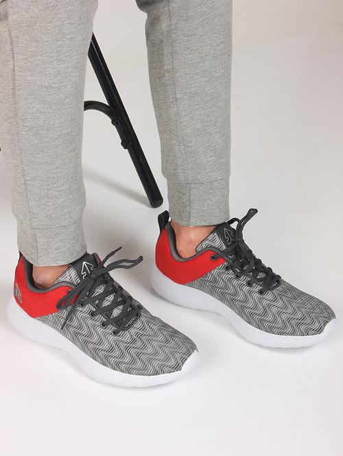 grey lace up sport shoes - 16966502 - Standard Image - 1