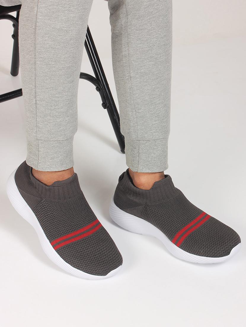 grey slip on sport shoes - 16966506 - Zoom Image - 1