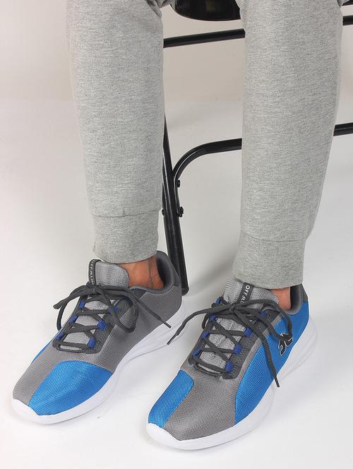 blue lace up sport shoes - 16966507 - Standard Image - 1