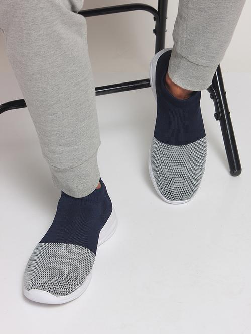 blue slip on sport shoes - 16966509 - Standard Image - 1