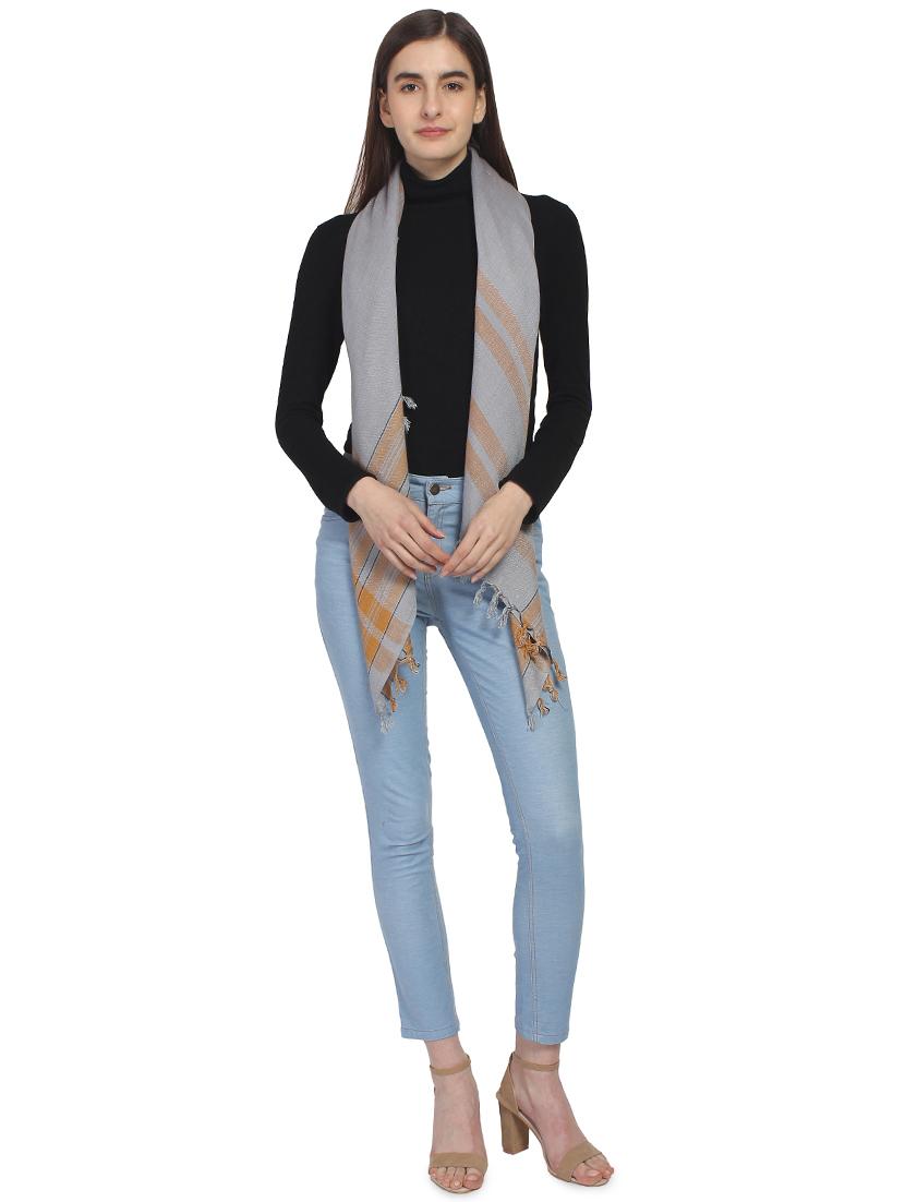 grey viscose scarf - 16966557 - Zoom Image - 2