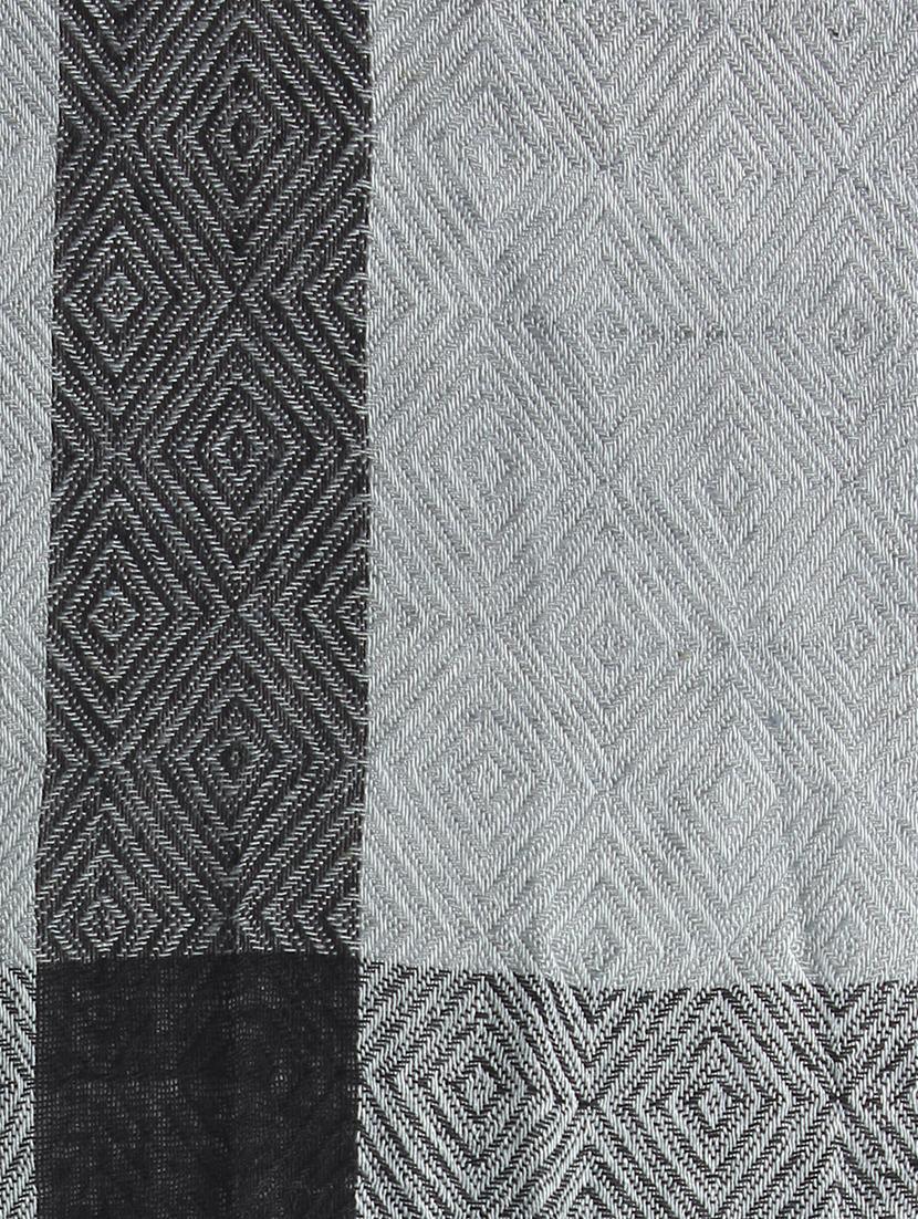 grey viscose stole - 16966571 - Zoom Image - 3