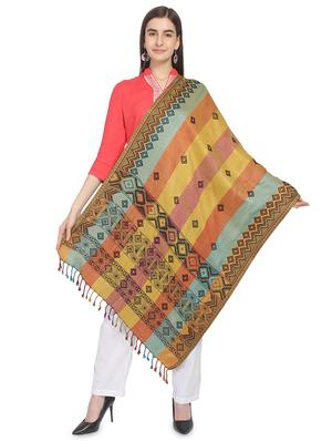 black viscose stole - 16966574 - Standard Image - 3