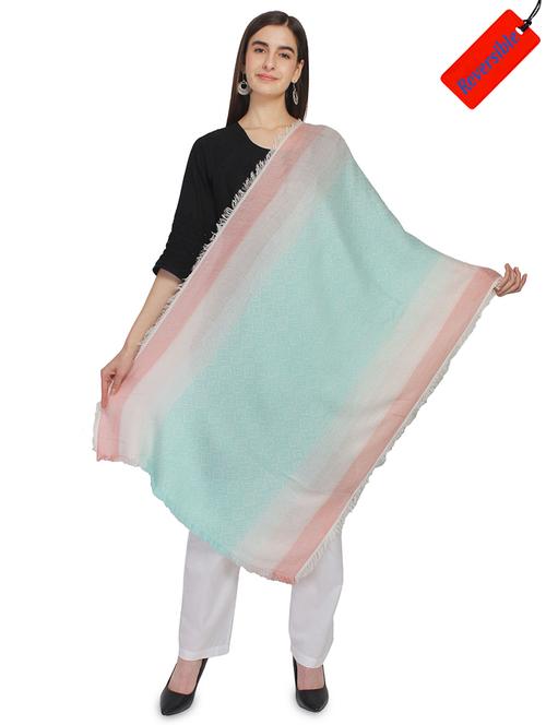 green viscose stole - 16966576 - Standard Image - 1
