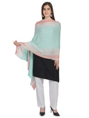 green viscose stole - 16966576 - Standard Image - 2