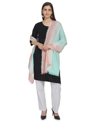 green viscose stole - 16966576 - Standard Image - 3