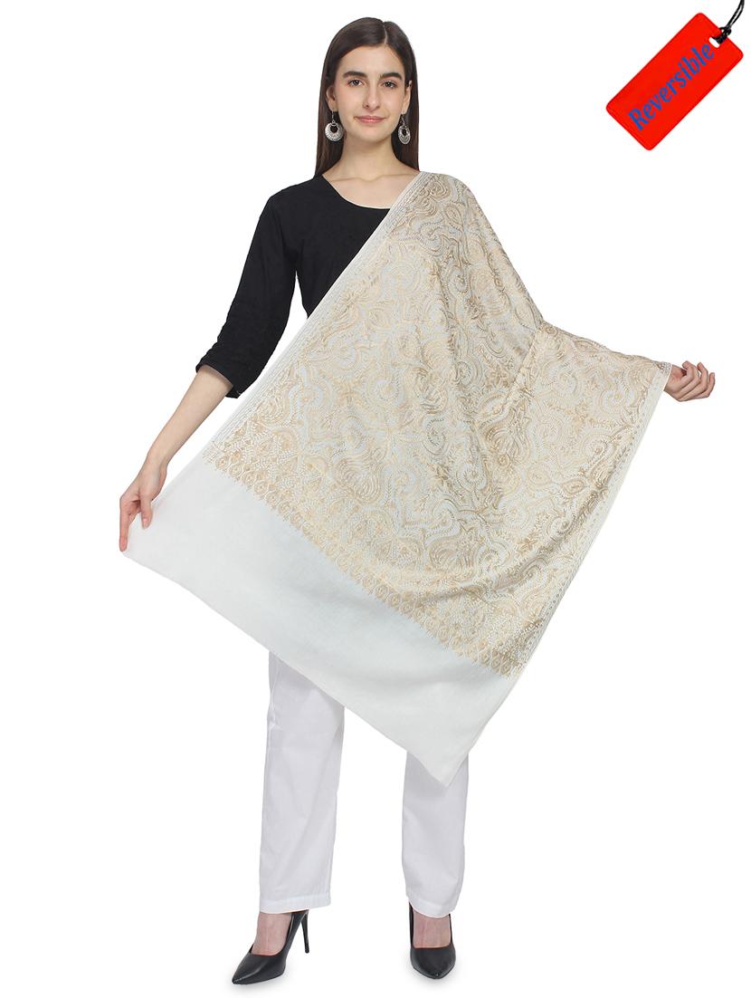 white wool stole - 16966578 - Zoom Image - 1