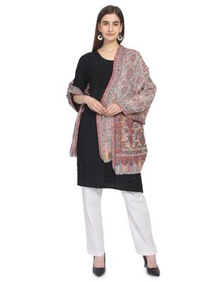 multi colored wool stole - 16966584 - Standard Image - 3